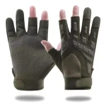 Tactical Gloves for Women and Men Outdoor Rock Climbing Finger Leakage Training Anti (New)