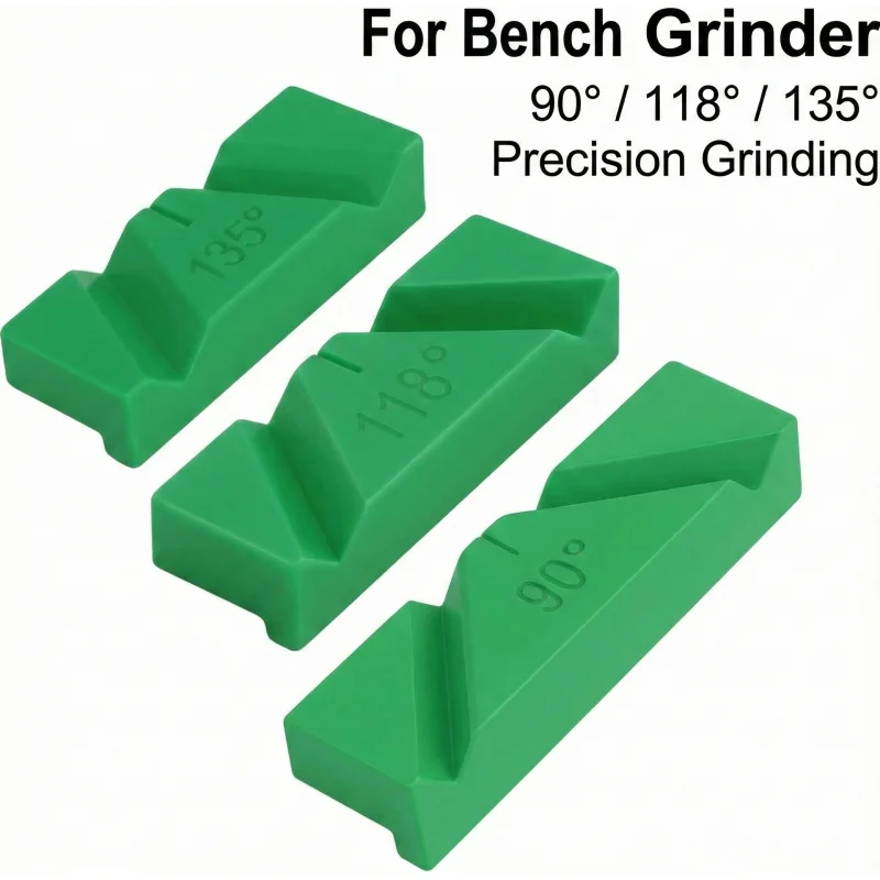 S6f7620d583134c12850a616433225a2ey Drill Bit Sharpener Jig For Bench Grinder Precision Grinding Fixture 90 118 135 (New) - Image 1