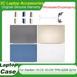 New For HP Pavilion 15-CS 15-CW TPN-Q208 TPN-Q210 Laptop LCD Back Cover Top Rear Lid Housing Case Hinges Cover Grey Gold Shell (New)