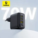 Baseus 70W Fast Charger Type C USB Charger Support QC PD PPS 65W (New)