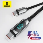 Baseus PD 100W 66W USB C Cable for iPhone 16 15 ProMax MacBook Fast (New)