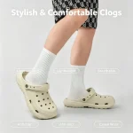 EVA Women and Mens Hole Shoes Summer Non Slip Outdoor Sandals Closed (New)