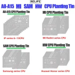 RELIFE iPhone Samsung Huawei Xiaomi CPU Series Steel Stencil Set (New)