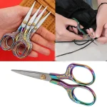 1 Stainless Steel Vintage Scissors Sewing Fabric Cutter Embroidery Tailor Thread Scissor Tools (New)