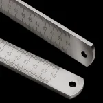 Dual Purpose Stainless Steel Ruler   20" Professional Measuring Tool & Emergency Window Breaking Lifesaver (New)