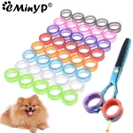 5 Silicone Finger Rings for Cat Dog Hair Scissors Professional Pet Grooming Scissors (New)