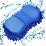 1 Car Wash Glove Microfiber Chenille Car Wash Sponge Care Washing Detailing Brush (New)