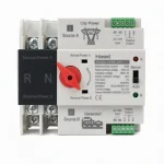 ATS Transfer Changeover 100A Dual Power Automatic Transfer 50Hz 60Hz 690VAC Insulation AC110V (New)