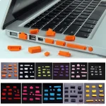 16 Set Universal Anti Dustproof Notebook Port Plug Silicone Protector USB Elastic Laptop Computer (New)