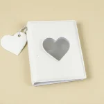 One 3 Inch Photo Album Holder, for Storing Photos, with a Heart Shaped Design, Convenient (New)