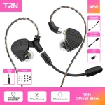 TRN Mars Hifi In Ear Earphone Triple Hybrid 1DD   1BA   1Vibration Driver (New)