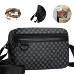 Newly Designed Neutral Gender Neutral Single Shoulder Crossbody Bag With Patchwork Vintage Style, Perfect For (New)