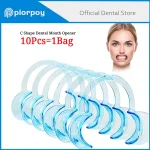 PIORPOY 10 Dental Mouth Opener C Shape Autoclavable Resistant Disinfection Disposable Intraoral Cheek (New)