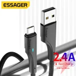 Essager Micro USB Cable 2.4A Fast Charger Wire Xiaomi (New)