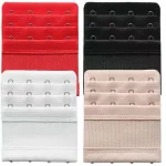 3 Four Rows of Three Buttons Bra Extender for Womens Elastic Bra Extension (New)