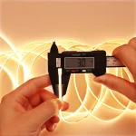 5V Thin 3mm COB LED Strip Daylight Bright White Warm White Dotless 400LEDs M (New)