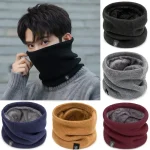 Fashion Soft Knitted Neck Warmer Sports Scarf Women Men Face Cover Winter Skating (New)