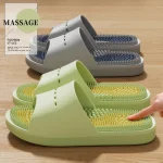 PVC Unisex Slippers Massage Wellness Home Slippers Comfortable Breathable Indoor Slippers (New)