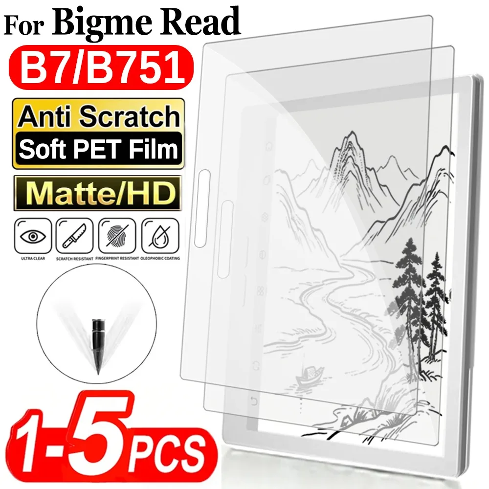 S759fbe741a574e93b77524e5c4da1b870 1-PET Hydrogel Films Bigme Read B7/B7 Pro/B751/B751C/B751CS (New) - Image 1