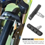 30 1 piÃ¨ces durables vÃ©lo silencieux plaquettes de frein cyclisme V support de frein (New)