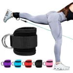 1 Ankle Straps for Cable Machines Padded Ankle Cuffs for Leg Exercise WorkoutsFully (New)