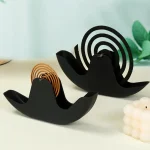 Plastic Mosquito Coil Holder Incense Holders Coil Incense Burner Frame Modern Repellent Incense (New)
