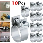 10 pack Hose Clips Fuel Line Kit Small Fuel Line Hose Clips Clamp Diesel (New)