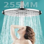 10 Inch Big Panel Rainfall Shower Head,High Pressure Shower Head,Water Saving,Top Rain (New)