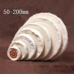 Cloth Buffing Polishing Wheel Arbor Buffer Polish Grinder Pad Mat White Grinding Sanding (New)