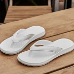 Fashion Womens Flip Flops Solid Colors Anti slip Soft Sole Slippers Durable Comfort Outdoor (New)