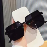 Big Frame Vintage Sunglasses Women Men Brand Square Sun Glasses Retro Eye Glasses (New)
