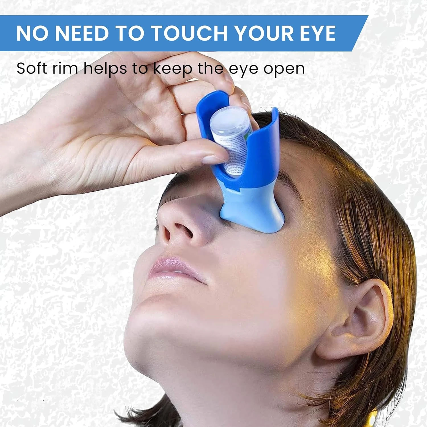 S7854b5b4a0f24e89b4531a6db44136fcm Reusable Eyedrops Holder Eye Drops Bottle Helper Eye Ointments Drops Holder Device Eyedrop (New) - Image 1