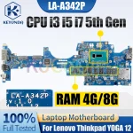 Lenovo ThinkPad YOGA 12 Notebook Mainboard LA-A342P 01AY502 00HT706 (New)