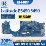 LA-F401P DELL Latitude E5490 5490 Notebook Mainboard 0C08DH 09X5J9 (New)