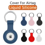 Cover for Apple Airtags Case Liquid Silicone Protective Shell Tracker Accessories Anti scratch Sleeve (New)