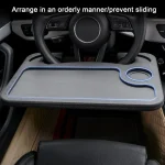 Portable Car Laptop Computer Desk Mount Stand Foldable Steering Wheel Dining Table Bracket (New)