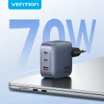 Vention 70W GaN Charger Quick Charge 3 USB C Charger (New)