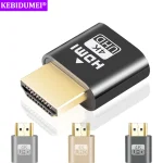 4K HDMI Virtual Display Adapter DVI VGA Display Emulator Dummy Plug Headless Ghost (New)