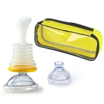 4 3 Breathing Training Device Respiratory Lung Expanders Fitness Exercise Equipment Function anti suffocation device (New)