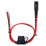 12V Charger Cable For Motorcycle Battery Terminal To SAE Quick Extension Cord Cable (New)