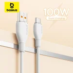 Baseus USB Type C Cable For Realme Huawei Pro Fast Charging Wire USB C (New)