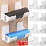 2 6 Wall Mounted Trash Bags Holder Garbage Bag Storage Box Organizer Plastic Bag (New)