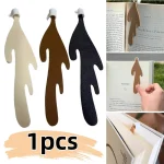 1 Cute Spilled Coffee Bookmark Reading Corner Marker Daily Office Use Mark Book (New)