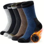 Winter Merino Wool Socks Thickened Warm Moisture Wicking Hiking Socks Men Women Thermal (New)