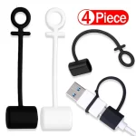 Universal Silicone Anti Lost Protection Lanyard Accessories Cable Converter (New)