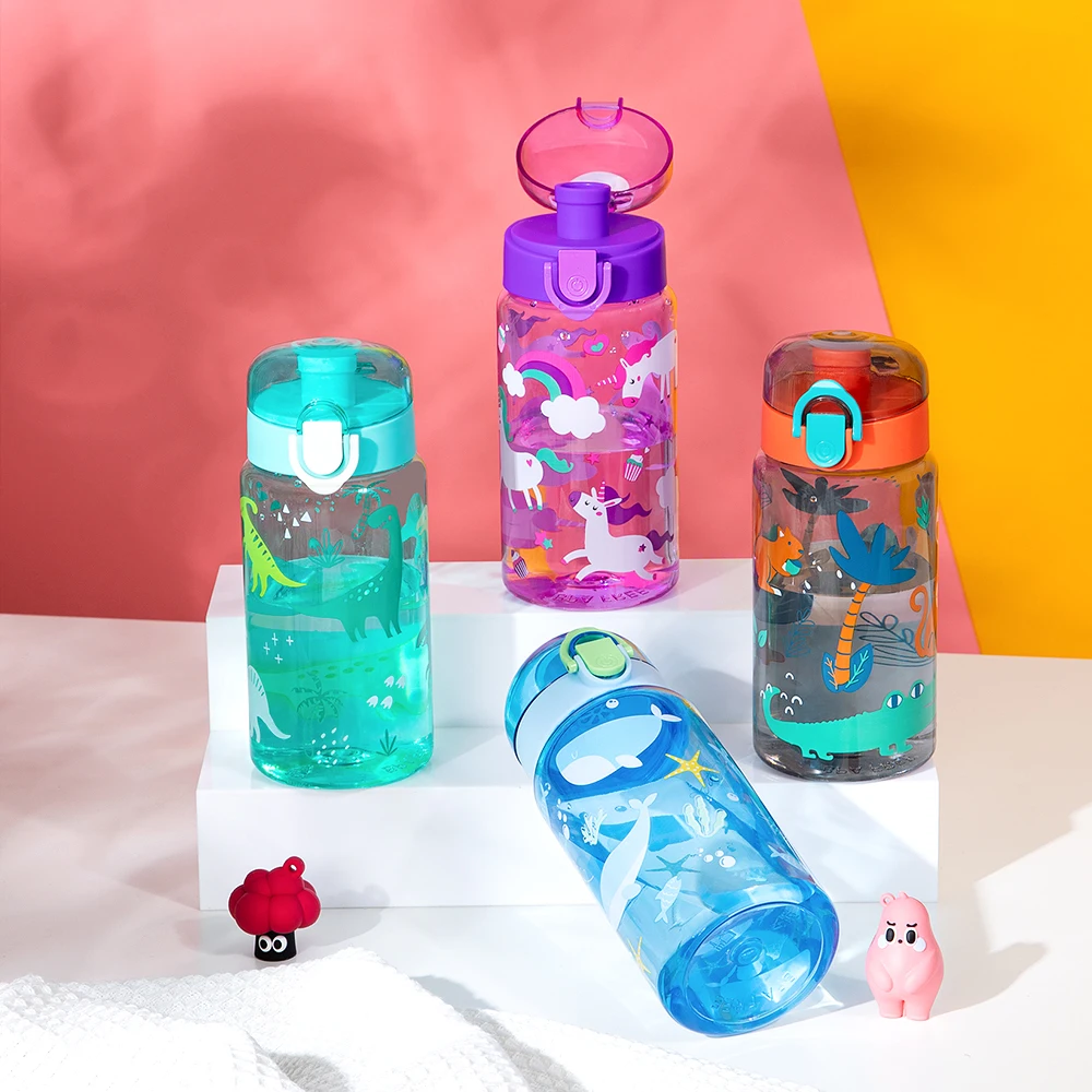 S7b3b5722e4e44fe39d4be143771c6a0cb 550ml Dinosaur Water Cup Bottle For School Student Office Portable Travel Bottles Gym (New) - Image 1