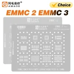 AMAOE EMMC3 1 2 BGA Reballing Stencil Android Nand (New)