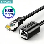 SAMZHE RJ45 Ethernet Extension Cable Adapter CAT6 Male to Female (New)