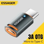 Essager USB 3 OTG Adapter Type C Female to USB (New)