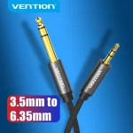Vention 6.5 to 3.5 Jack Aux Cable Adapter Speaker (New)